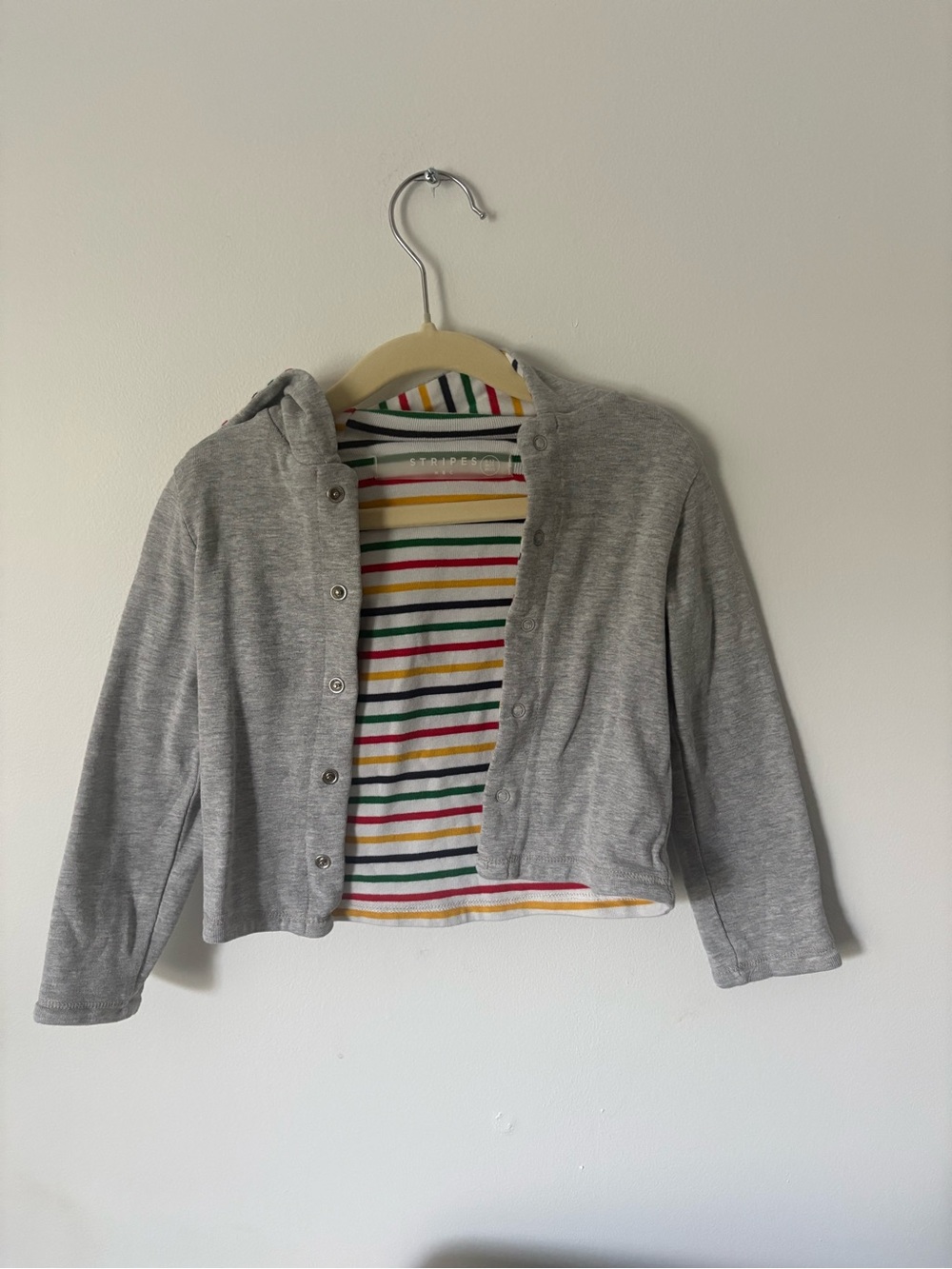 (2/$20) HBC Stripes Hoodie